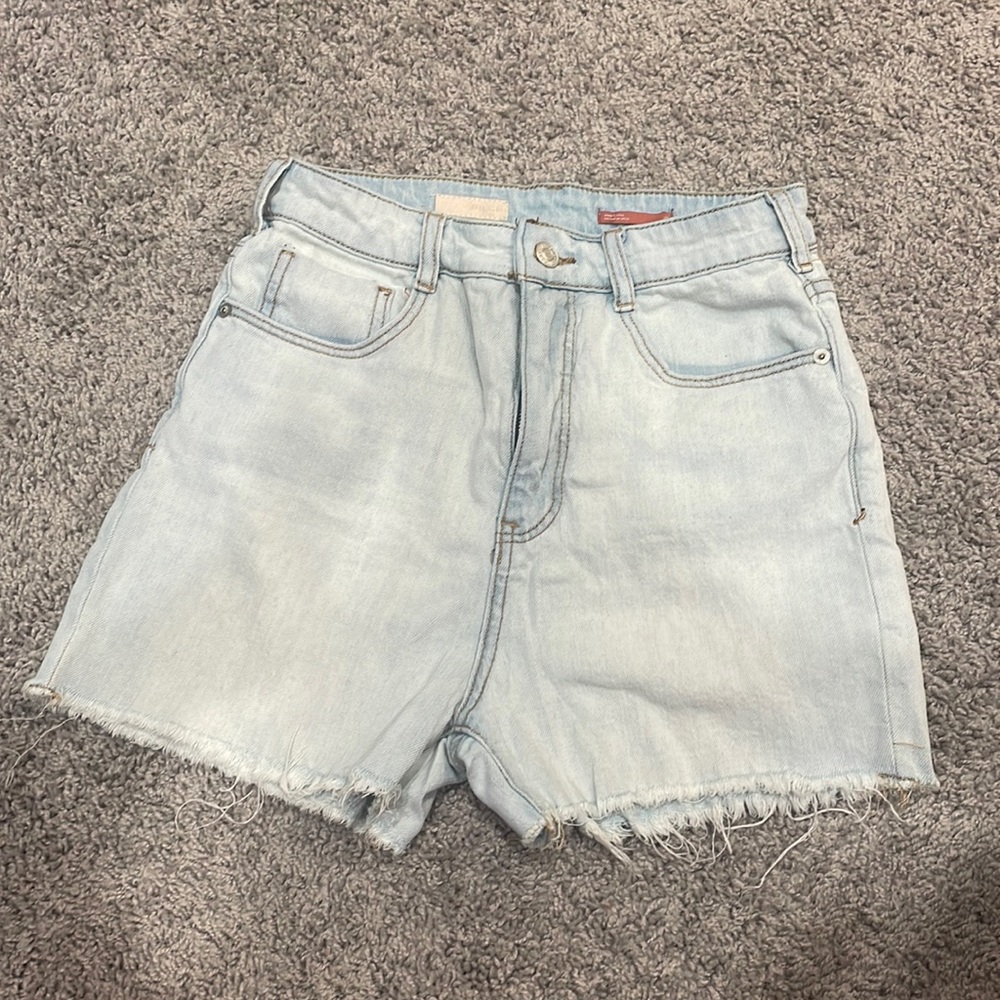 Pilcro high rise denim shorts